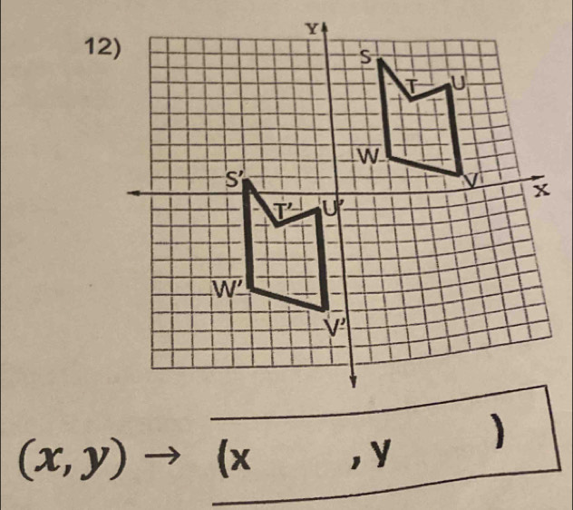 )
(x,y) (x □  ,y