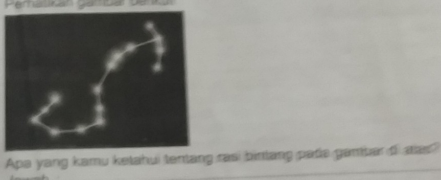 Apa yang kamu ketahui tentang rasi bintang pada gambar d alas