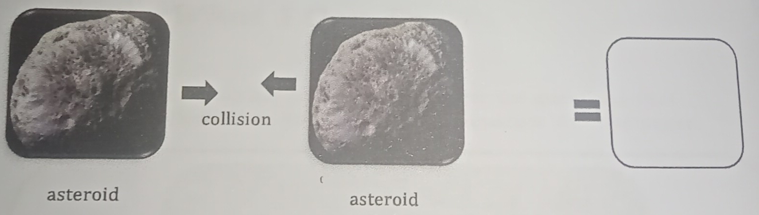 □  
collision 
| 
asteroid 
asteroid