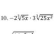 -2sqrt[3](5x)· 3sqrt[3](25x^2)