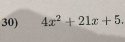 4x^2+21x+5.