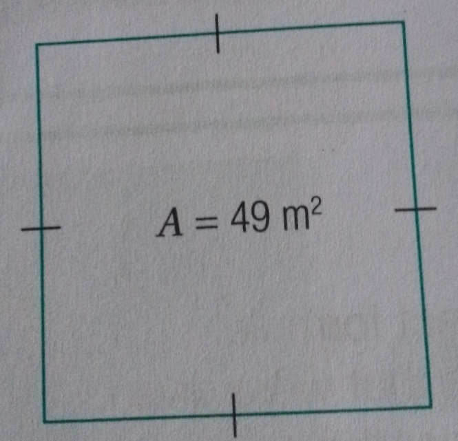 A=49m^2