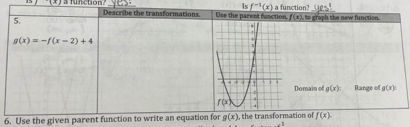 (x) a function? _
Is 
6. Use th
1