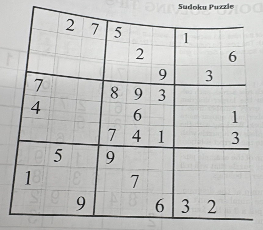 Sudoku Puzzle