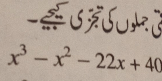 x^3-x^2-22x+40