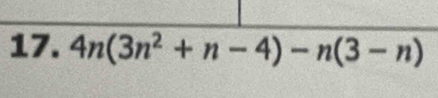 4n(3n^2+n-4)-n(3-n)