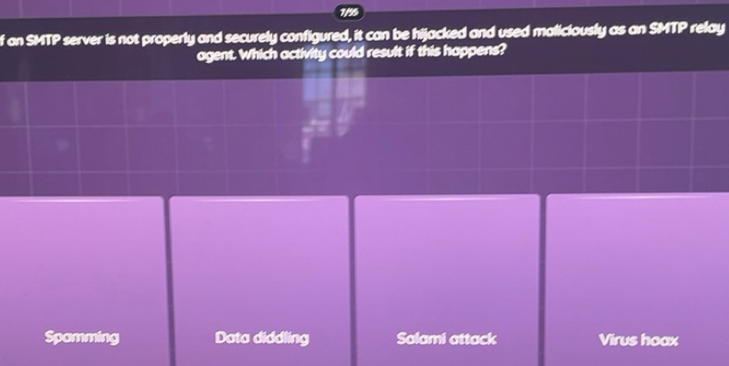 Solved: an SMTP server is not properly and securely configured, it can ...