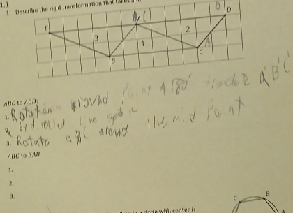 1.1
ABC to ACD : 
1
ABC to EAB
1. 
2. 
1.
C B