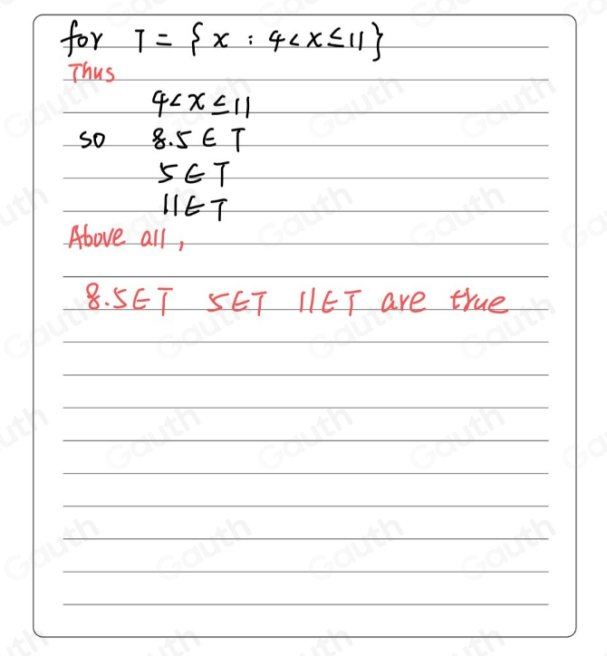 Solved: The universal set, ξ, and set T are defined below. xi = all ...