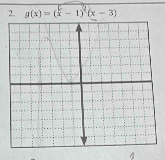 g(x)=(x-1)^2(x-3)