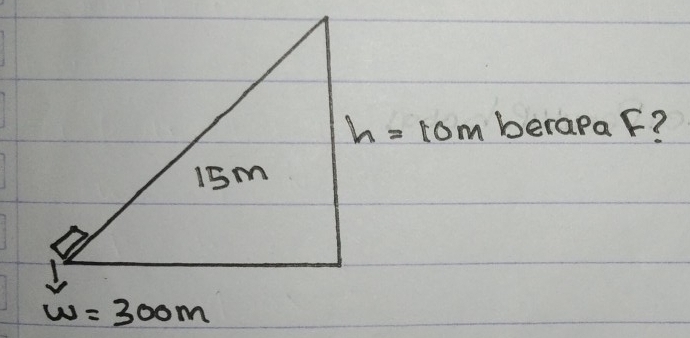 h=10m berapa F?