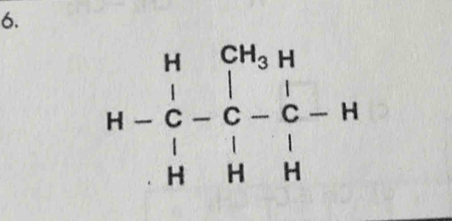 H-beginarrayr HCH_3H C-C-C-C-H HHHendarray