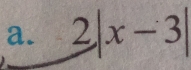 2|x-3|