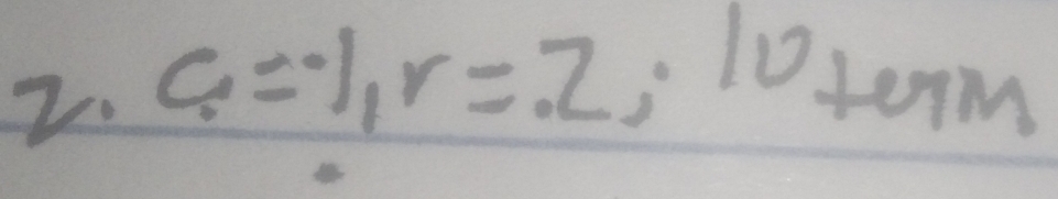 G=-1, r=2,10te