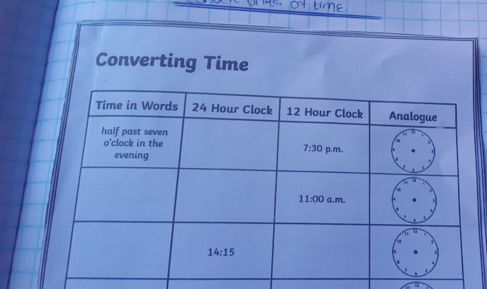 Converting Time