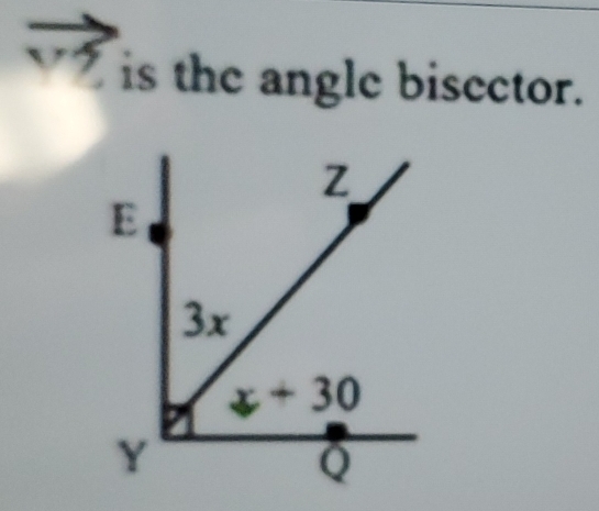 is the angle bisector.