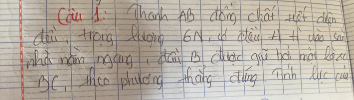 cdia J. Thanh AB doing chat tef dun 
dàù tróng (ugig óN, có qn Aí dào shù 
whà nám ngǒug dāi i diào gù bà mà lqx 
Oc. Aco phy cng thàng dǒng Tinh fuc cia