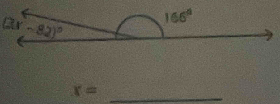 (3x-82)^circ 
166°
r= _