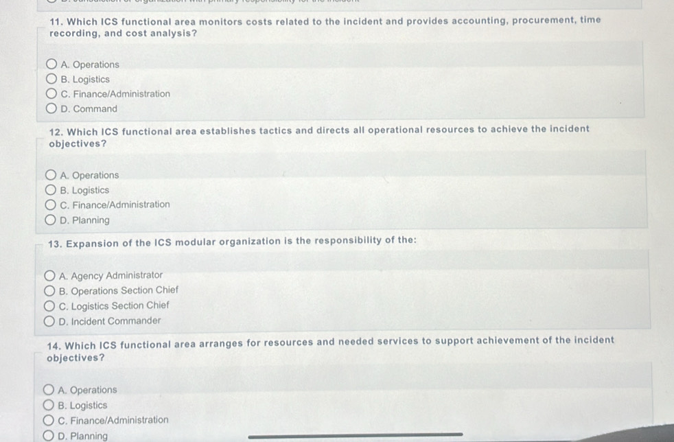 Which Ics Functional Area Monitors: Essential Insights Uncovered