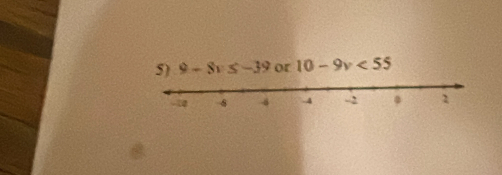 9-8r≤ -39 or 10-9y<55</tex>