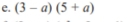 (3-a)(5+a)