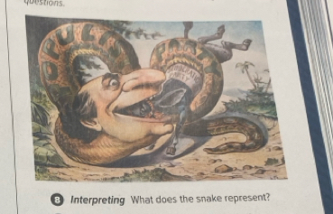 Interpreting What does the snake represent?