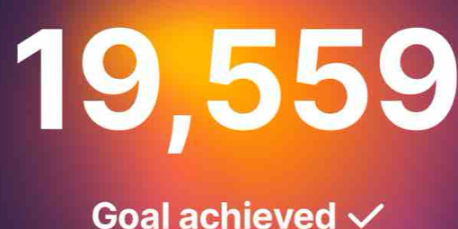 19,559
Goal achieved√