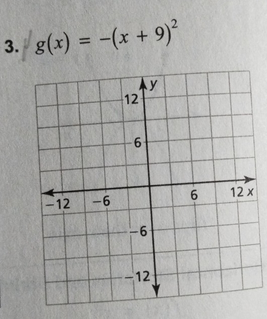 g(x)=-(x+9)^2