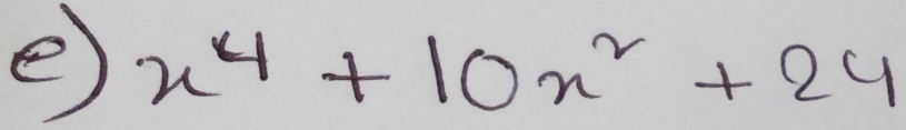 x^4+10x^2+24