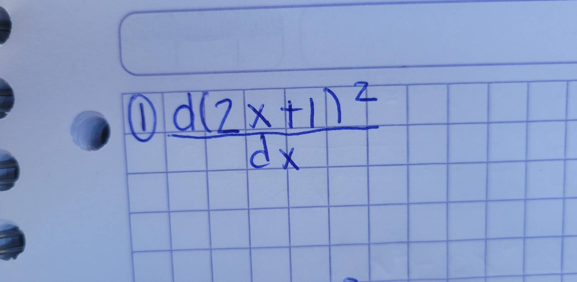 frac d(2x+1)^2dx