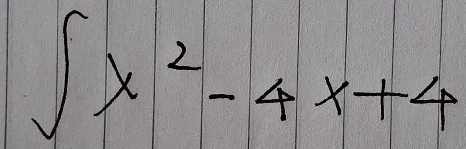 ∈t x^2-4x+4