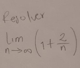 Pesolver
limlimits _nto ∈fty (1+ 2/n )