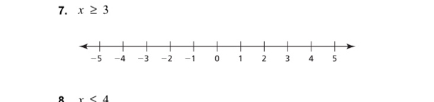 x≥ 3
8 x<4</tex>