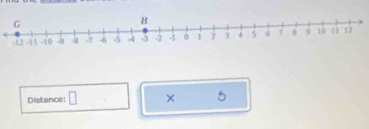 Distance: □ × 5