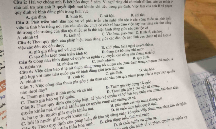 CÔNG DÂN TÍCH CỰC THAM GIA PHÁT TRIỂN CỘNG ĐỒNG VÀ THÚC ĐẨY ĐỐI THOẠI ĐA VĂN HÓA
