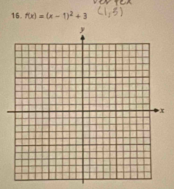 f(x)=(x-1)^2+3