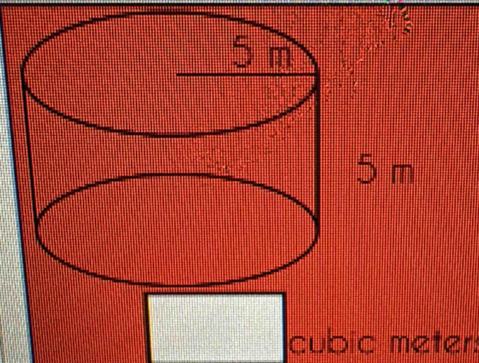 cubic meter :