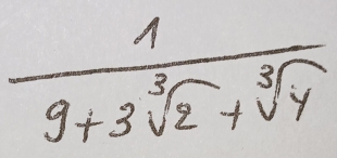  1/9+3sqrt[3](2)+sqrt[3](4) 