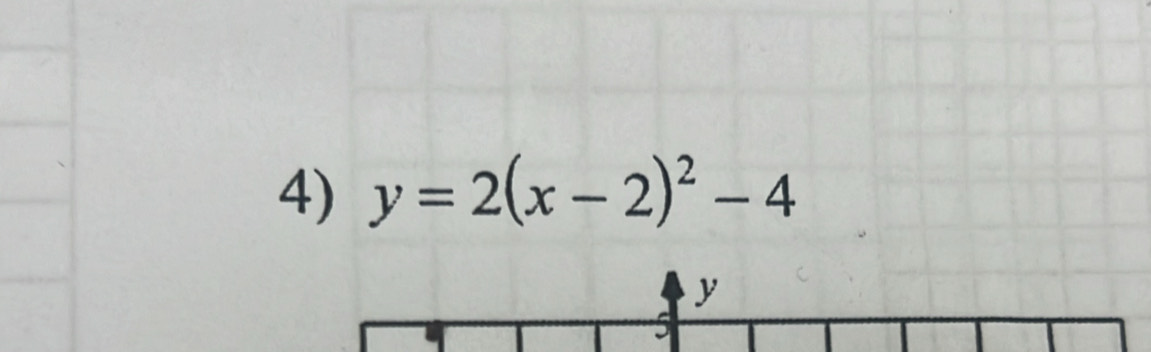 y=2(x-2)^2-4
y
5