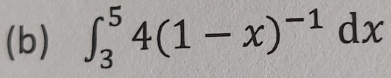 ∈t _3^(54(1-x)^-1)dx