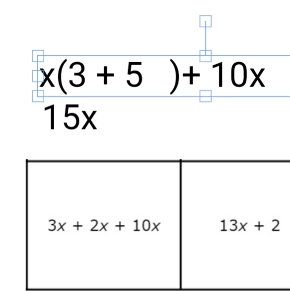 x(3+5)+10x
15x