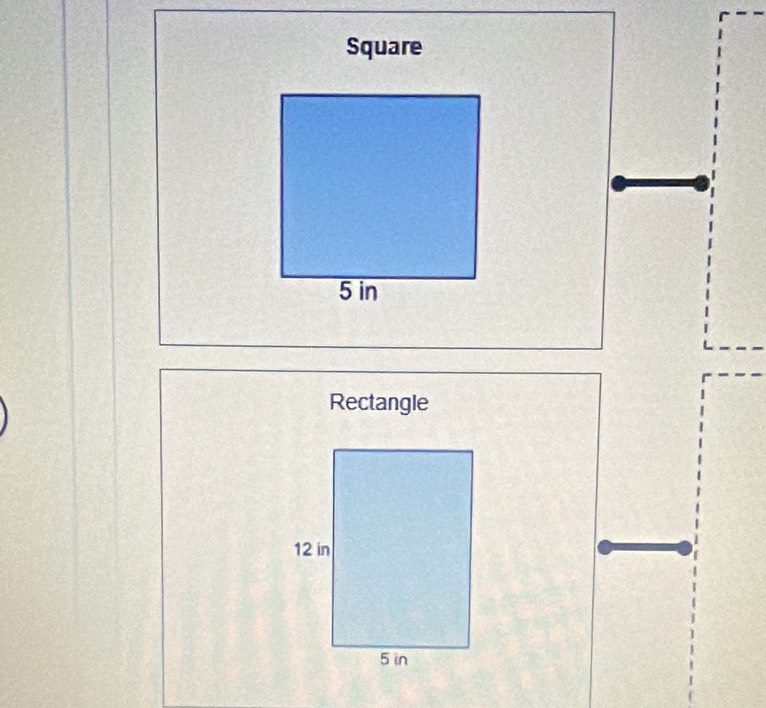 Square 
Rectangle