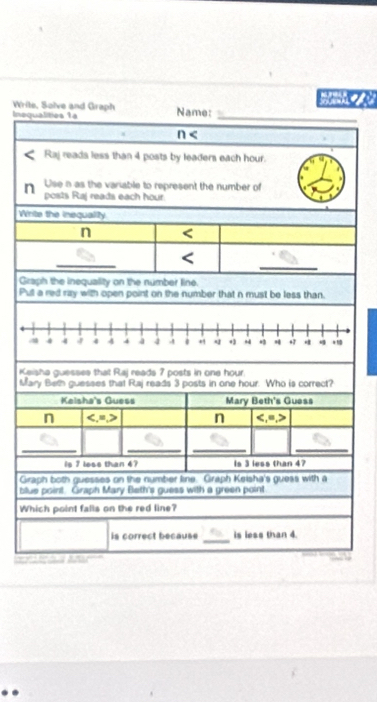 Write, Solve and Graph
  
Ine
W
G
P
K
M
G
b
W
Ca