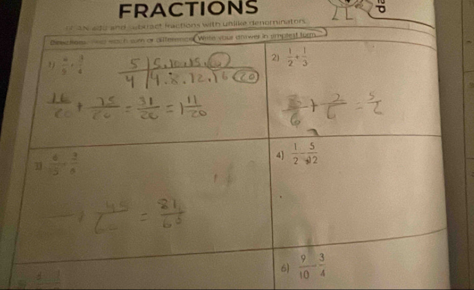 FRACTIONS