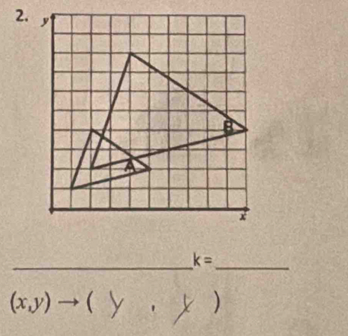 k=
__
(x,y)to  y )