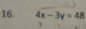 4x-3y=48