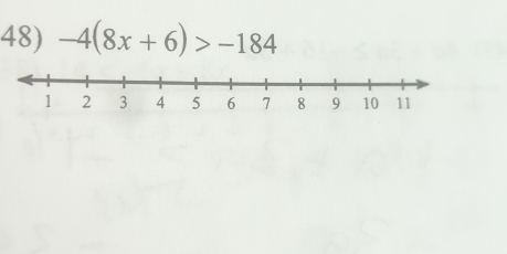 -4(8x+6)>-184