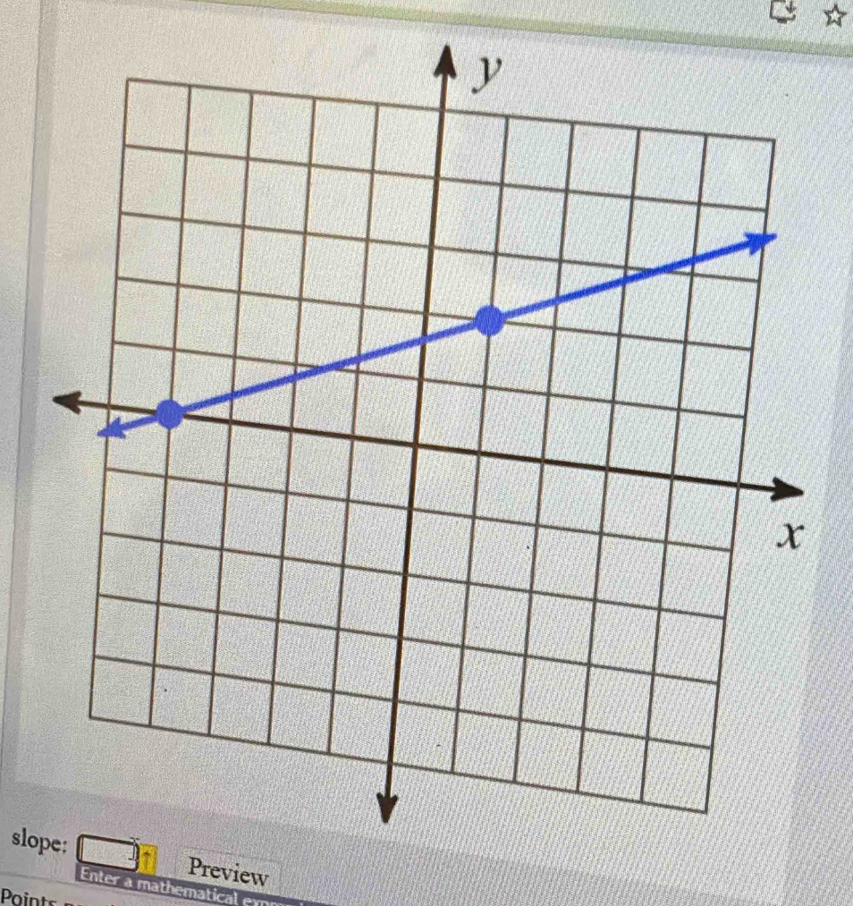 Enter a mathemal 
Points