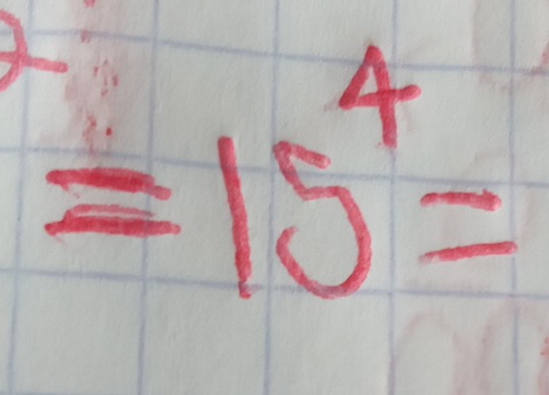 =15^4=