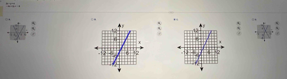 -4x+2y=-8
○ A 
○ D. 
Q 
Q 
Q 
Q